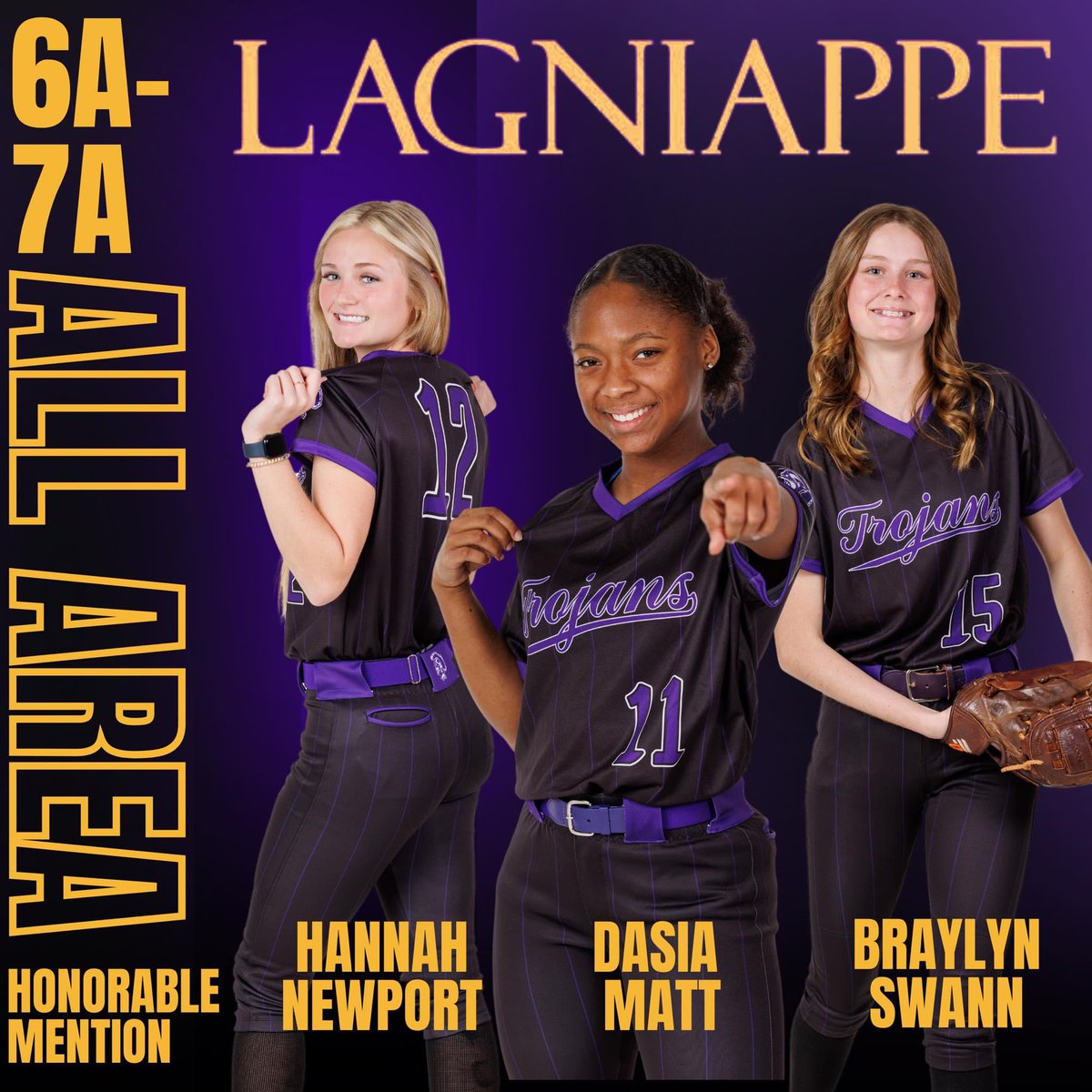 megsnarod's tweet photo. She’s been bummed not being able to play this summer due to an injury, but this recognition brought a smile to her face. Thank you @Lagniappe_Daily! https://t.co/nmfzqYAeT4