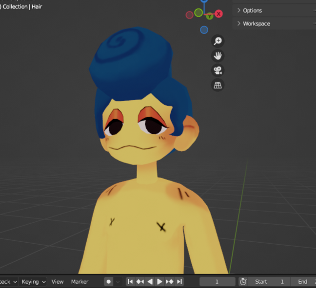 NoOneCold's tweet image. #WallyDarling #welcomehome #vrchatavatar #blender #3dart 
It's Cold again. Had to show a bit of wally worship by dedicating my time to model em in 3d 👁👄👁