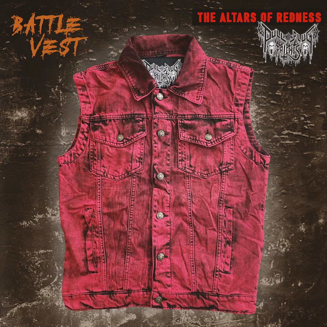 PTPPatches's tweet photo. All colors of vests are now BACK IN STOCK! 🔌💀🔌

Start your new project with one of our premium quality denim vests. 💪

👉👉👉 https://t.co/Tld18wapPQ

#battlevests #battlevest #metalvest #denimvest #denim #pulltheplugthreads #pulltheplugpatches https://t.co/uS0DvsdYzX