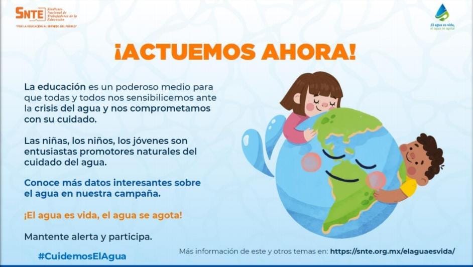 ceballos_eliud's tweet photo. ¡𝗘𝗹 𝗮𝗴𝘂𝗮 𝗲𝘀 𝘃𝗶𝗱𝗮, 𝗲𝗹 𝗮𝗴𝘂𝗮 𝘀𝗲 𝗮𝗴𝗼𝘁𝗮! 

🏫 La educación es un poderoso medio para sensibilizarnos.

Las niñas, los niños y los jóvenes son promotores naturales del cuidado del agua. 

Únete a esta campaña. #CuidemosElAgua 💧
👉https://t.co/NQq9ePNSQo https://t.co/Iq03IEMfF4