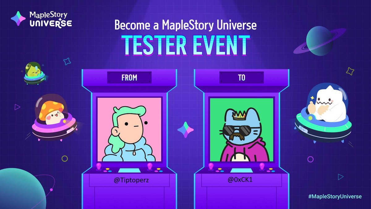 Tiptoperz's tweet photo. MapleStory is my childhood! and helping shape MapleStory Universe, would be an absolute blast!
@0xCK1

@MaplestoryU #MapleStoryUniverse #MSUtogether https://t.co/ybY003yiA8
