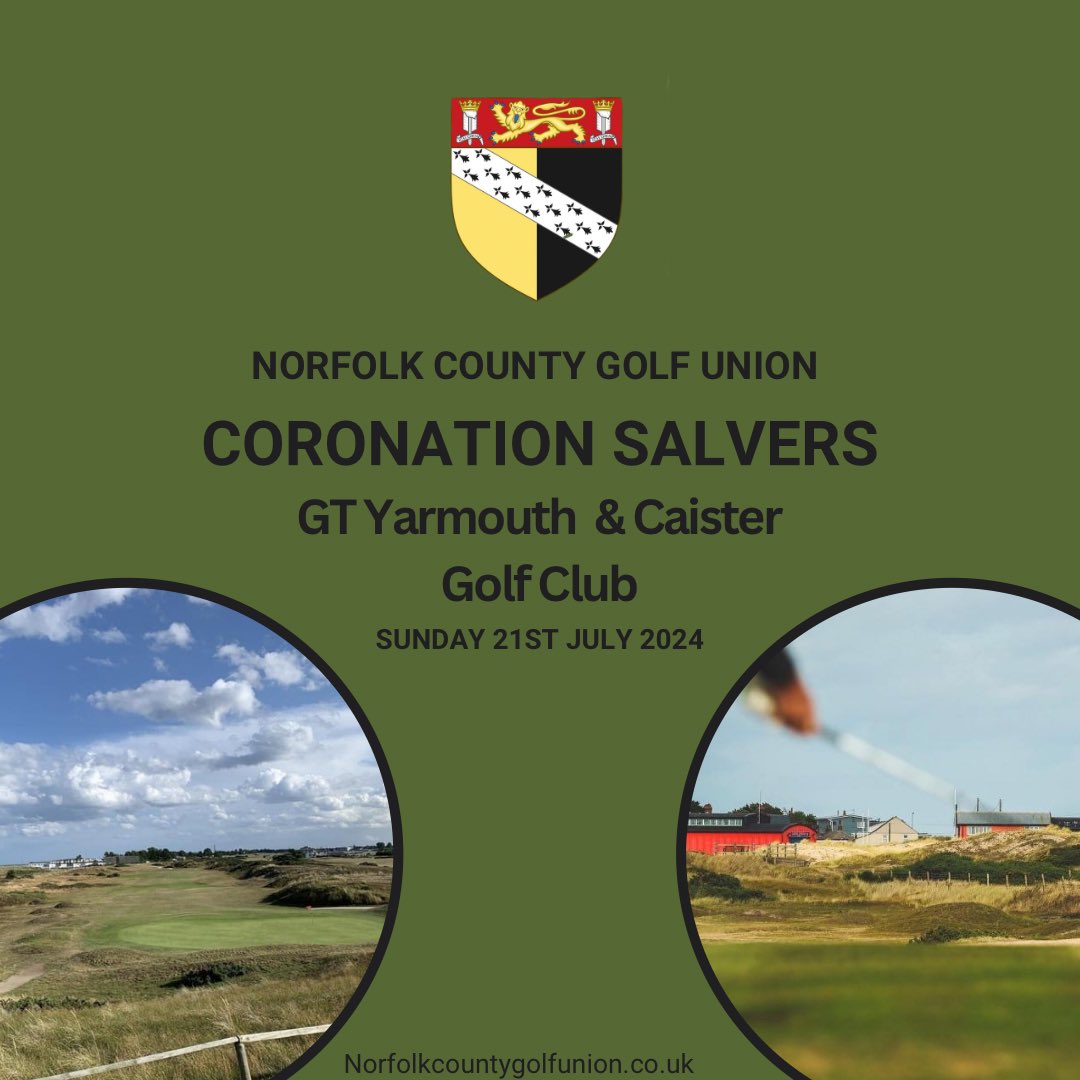 We are still accepting entries for this year’s Coronation Salvers at Great Yarmouth and Caister Golf Club! 

Sign up through the Golf Genius app or at golfgenius.com/ggid/pywjpa.

Entry fee: £40.00 per pair.