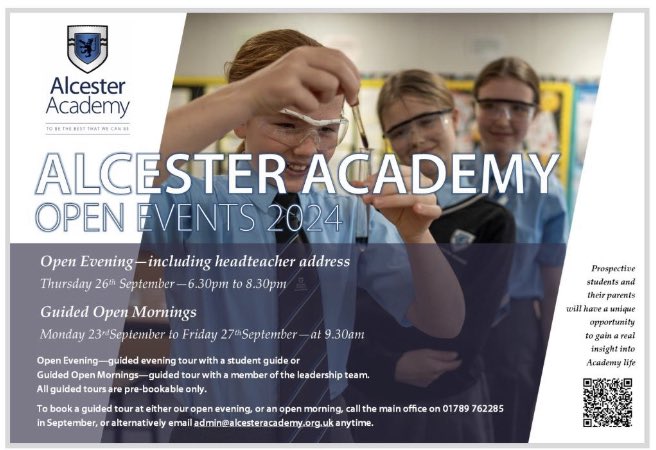 Open Week 2024 <a href="/AlcesterAcademy/">Alcester Academy</a>