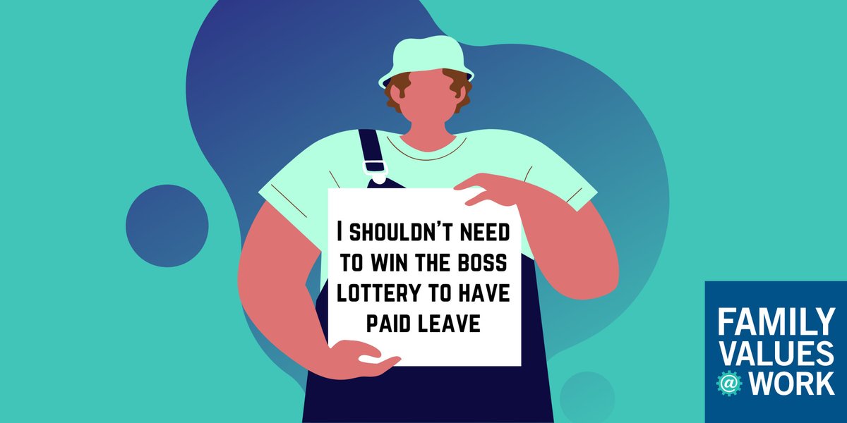 MomsRising's tweet photo. Whether you work for a big or a small company, we will all need time to recover or be there for loved ones. We all benefit when people can keep their jobs and needed income and provide needed care. Access to #Paidleave shouldn't require winning the boss lottery. #WeEarnedIt https://t.co/13PycVsM09