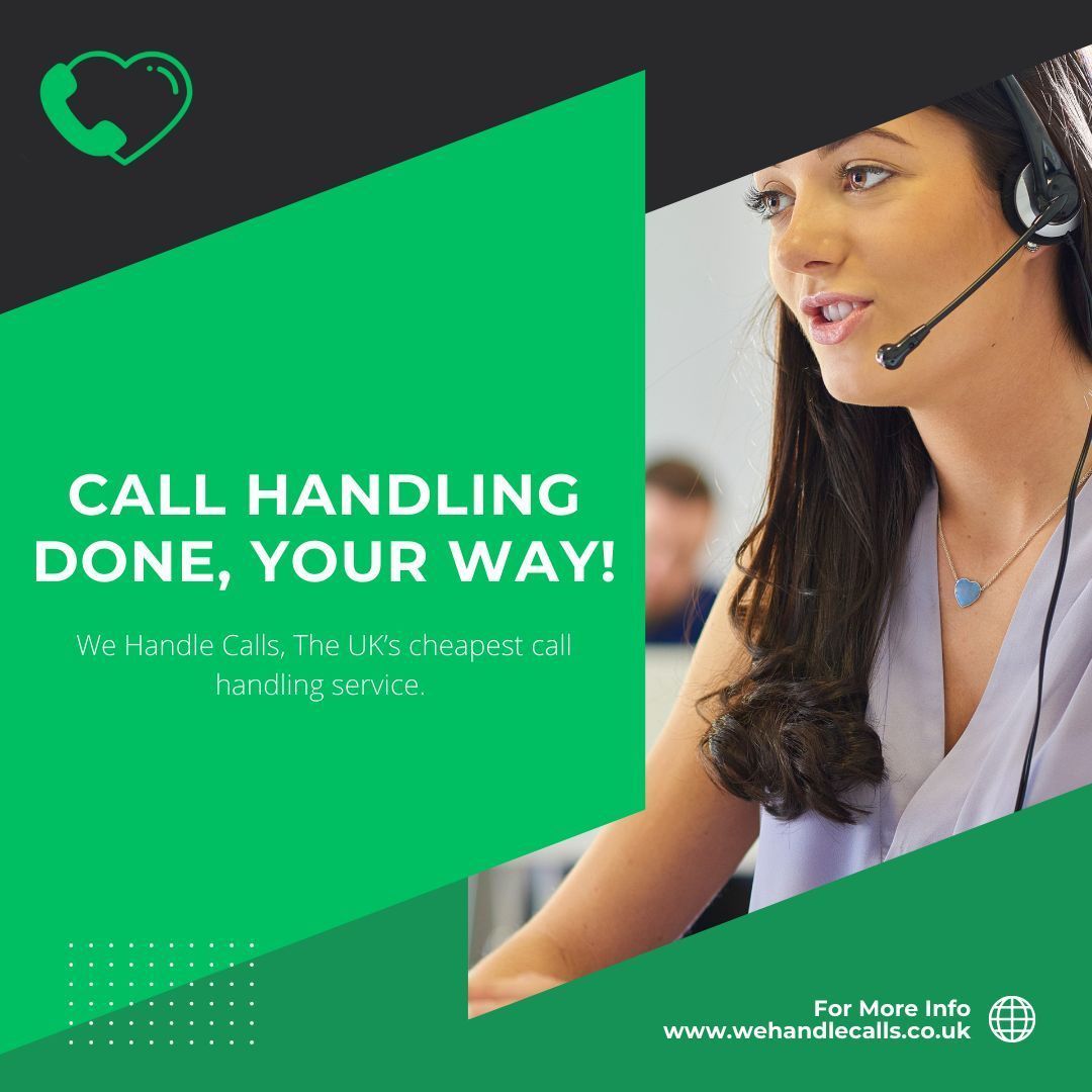 At We Handle Calls we make sure you decide on how you want your calls to be dealt with making sure our UK based call handlers feel like an extension of your company to all your clients. Book your discovery call today to find out more! buff.ly/3wRH8Nm