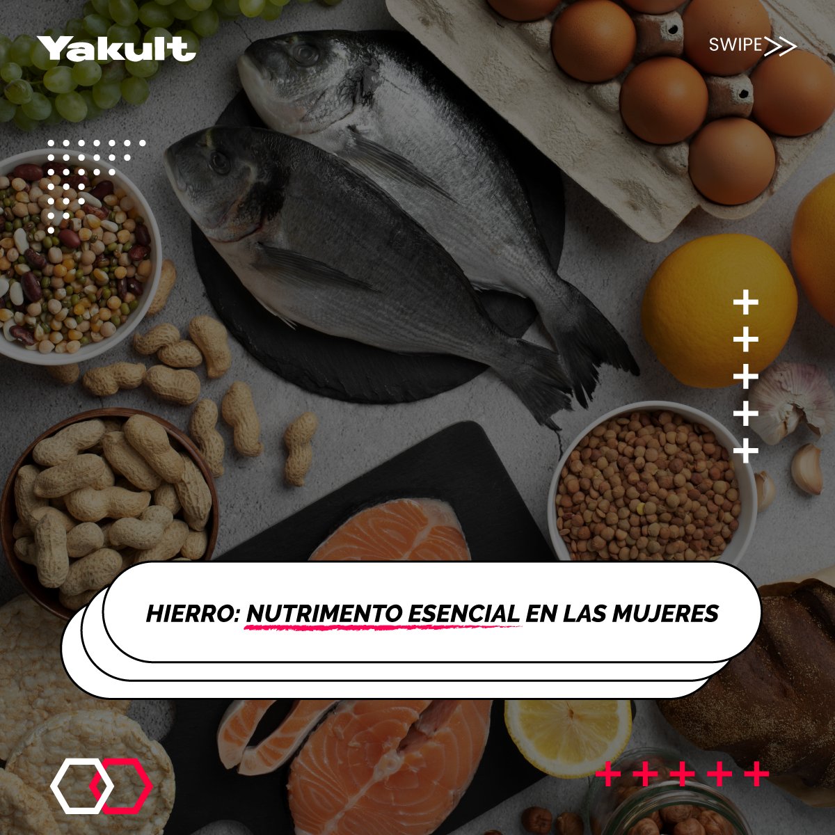 yakultmty's tweet photo. El hierro es vital para el transporte de oxígeno y la producción de energía. En México el 40% de las mujeres adultas tienen deficiencia de hierro. ¡El consumo de probióticos como Lactobacillus casei Shirota mejoran la absorción de este mineral! #Yakult #hierro #nutrición https://t.co/WcYIjJYBvl
