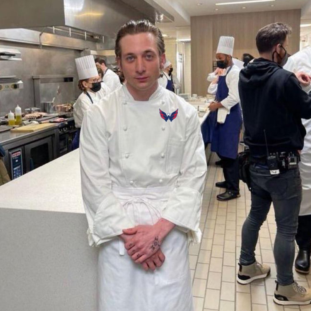 Capitals's tweet photo. yes, chef. https://t.co/tzgMQ7tz5R