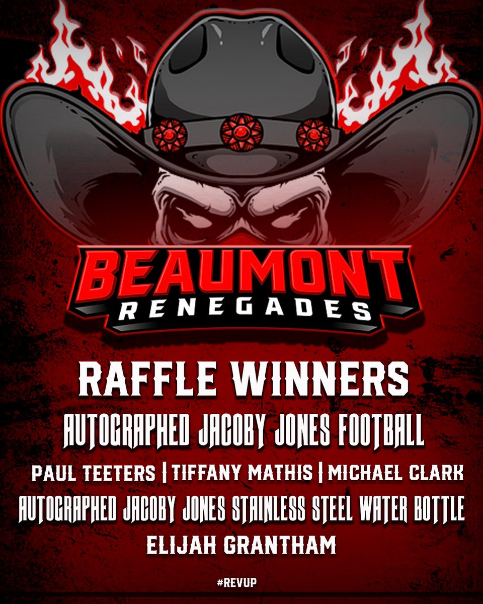 Congrats to the Winners of our Renegades Raffle and HUGE shoutout to our fans who showed up to the 2024 Tacos and Margaritas Festival! 

We’re ready for 2025! 🔴⚫️