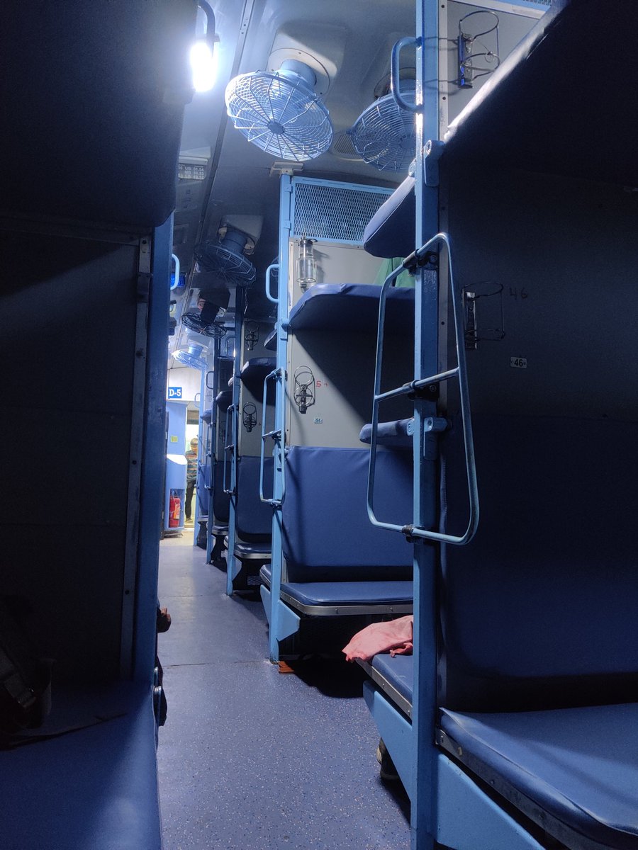 sarsodaburger's tweet photo. Sometimes Indian railways give suprises!

I reserved seat in chair seating compartment from Amravati to Pune train(11026) and they reserved my seat in sleeper class😁

#IndianRailways #centralrailways https://t.co/J2eakBgUSK