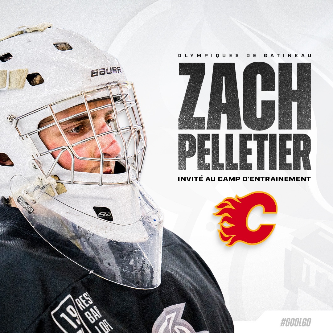 Zach Pelletier a reçu une invitation au camp de développement des <a href="/NHLFlames/">Calgary Flames</a> ! Félicitations Zach!

Zach Pelletier has received an invitation to the <a href="/NHLFlames/">Calgary Flames</a>  development camp! Congrats Zach!

#goOLgo♠️