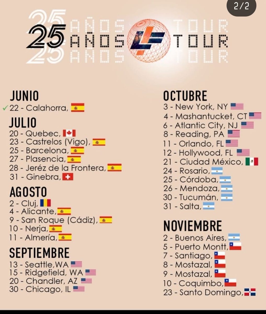 Ya tenemos las fechas!!!! 
Te lo vas a perder?
<a href="/Fonsisangels/">Fonsi's Angels Arg</a>