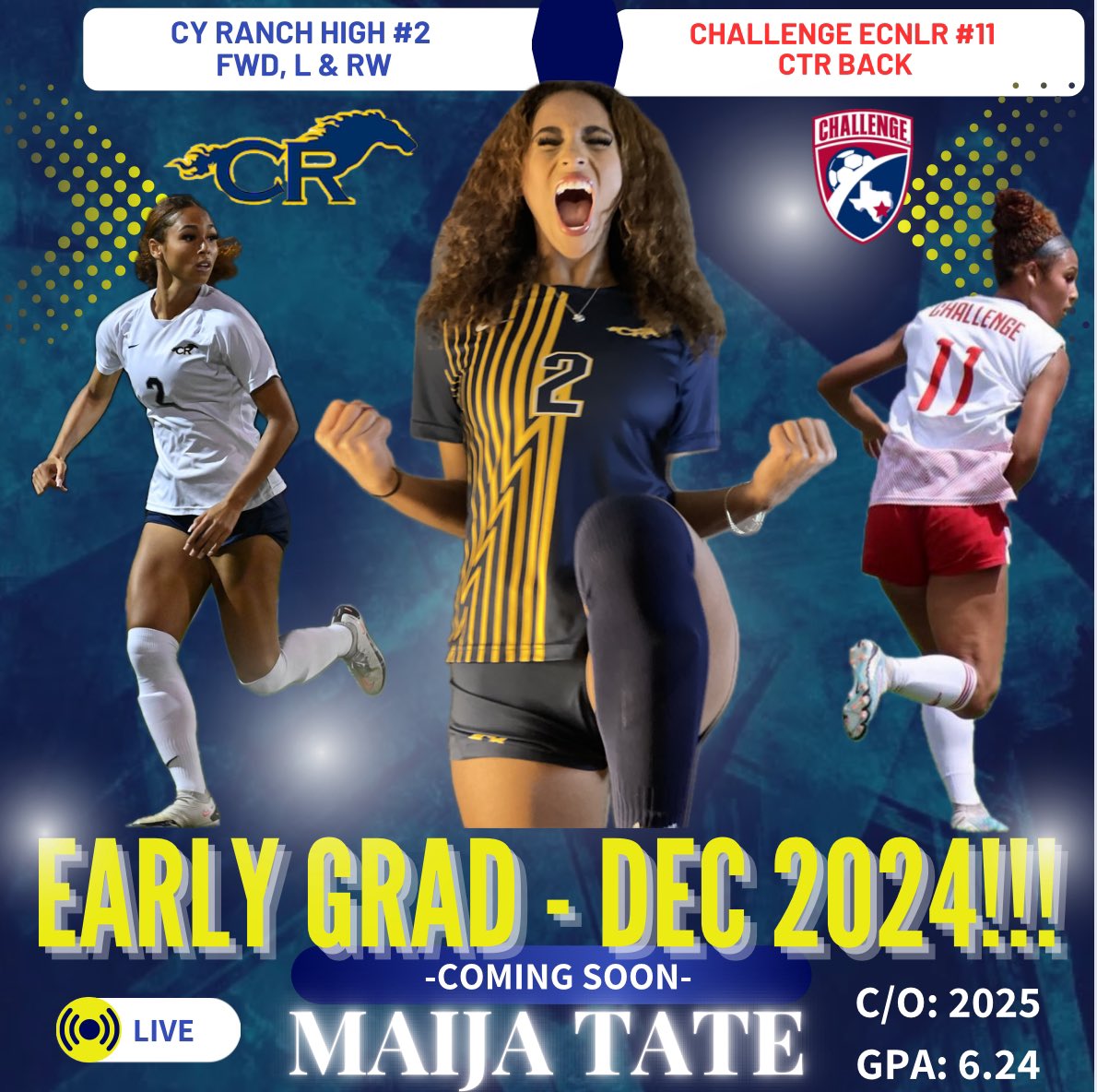 🚨My dedication to these summer college course is surely paying off. 📖📓💪🏽
Can’t believe in 5 mths I’ll be done with Highschool‼️👀⏱️
Wow, how time is flying by. 🛩️
Always live for the moment and enjoy… 
🙏🏽🙏🏽 
#EARLYGRAD #Blessed #Grateful

@ASUSoccerCoach  <a href="/nhallam8/">Nick Hallam</a> <a href="/TomStone9/">Tom Stone</a>
