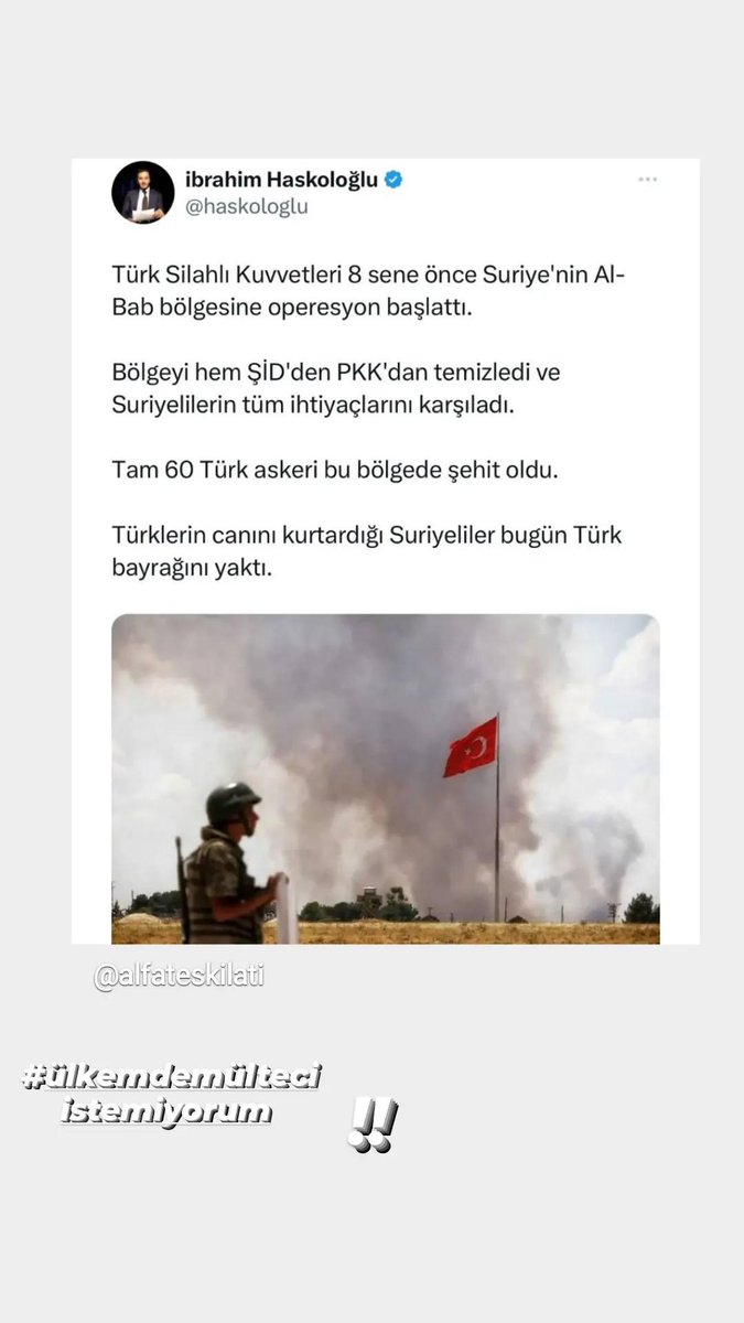 Bynpptya03's tweet photo. #ulkemdemülteciistemiyorum 
#ulkemdesığınmacıistemiyorum 
#ACİL 
#suriyeliistemiyoruz
#sınırdışı https://t.co/ImwKIgvcxv