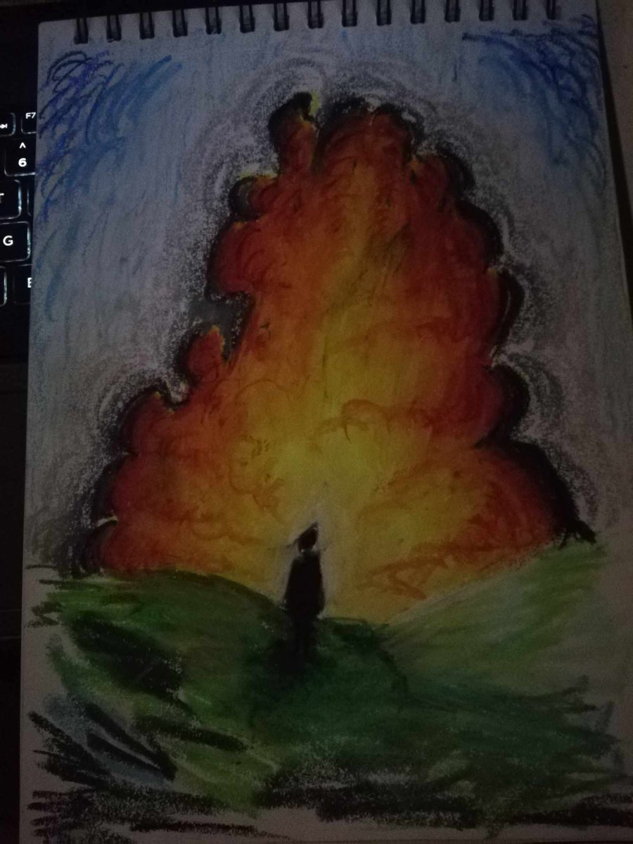 _0_MER0_'s tweet photo. @Zizzle_Arts oil pastel art :3 https://t.co/rJhIKiV4eB