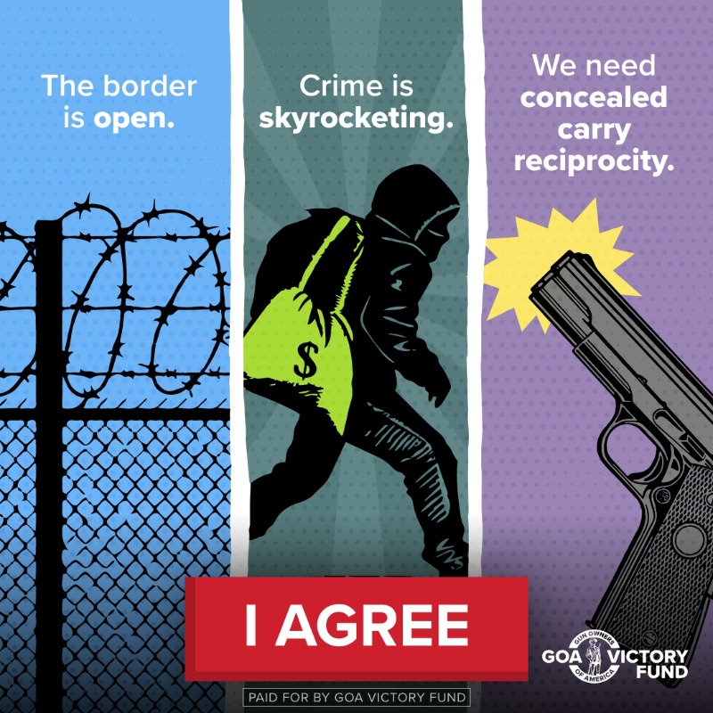 GOAVFund's tweet photo. In these troubled times, our nation needs heroes. Take a stand for concealed carry reciprocity and be a guardian of American freedom... Because our rights don't end where another state begins!

Add your name to make concealed carry reciprocity the law of the land.