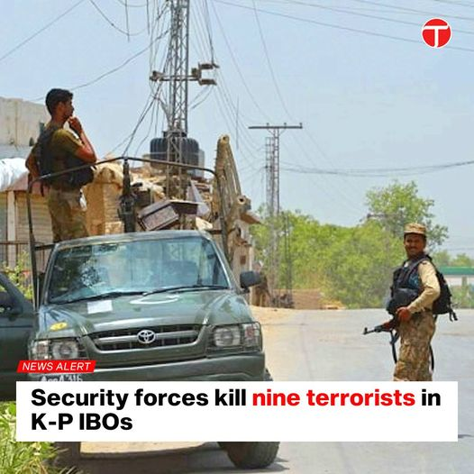 etribune's tweet photo. Security forces killed nine terrorists in two separate operations in Khyber-Pakhtunkhwa (K-P) on Monday, the military’s media wing said in a statement.
For more: https://t.co/ATq3ZBh7KB
#etribune #News #latest #SecurityForces #CounterTerrorismOperations #KhyberPakhtunkhwa https://t.co/GAi5efBIZD