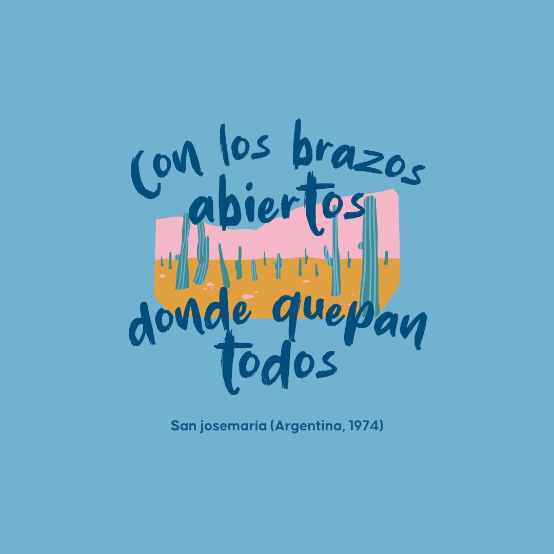 opusdei_es's tweet photo. 🤗 «Con los brazos abiertos donde quepan todos». https://t.co/eYDPnmcYez