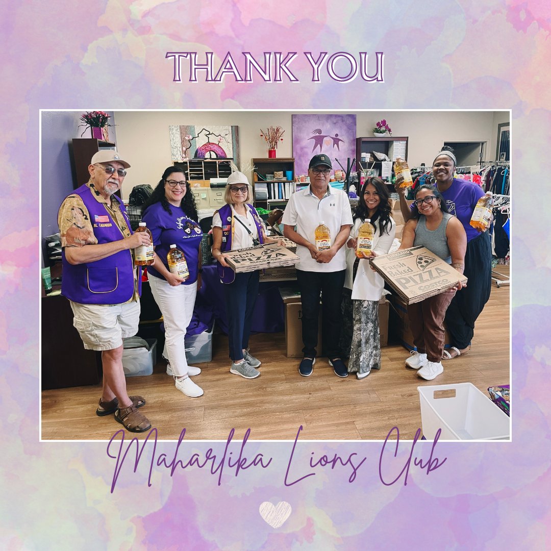 We are so grateful to the #MaharlikaLionsClub for their generous donation to our office and shelters! 🍕🧃