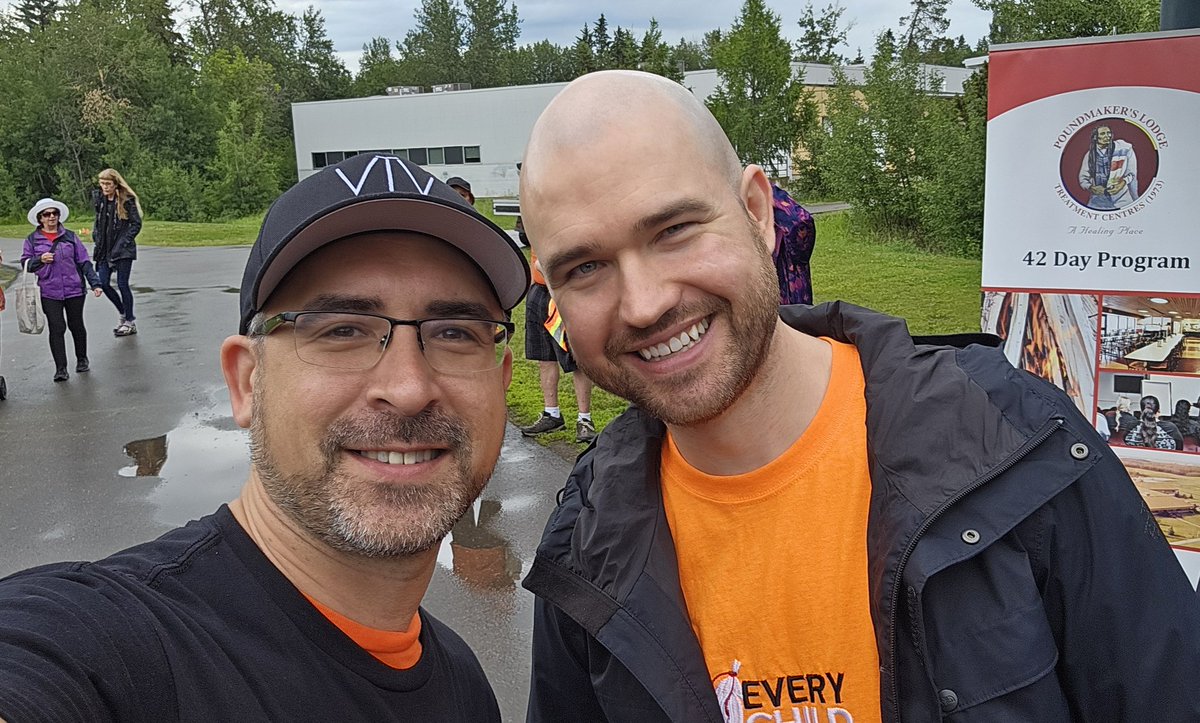 kristoph_errr's tweet photo. Another wonderful Run For Reconciliation #RunRemRec event in #StAlbert today organized by @Mandoline79 and her amazing team of volunteers!
Great to see so many people joined in support, solidarity, and remembrance. 🧡
(Carson also appreciated all the attention and pets as well) https://t.co/jCC2WZZxR6