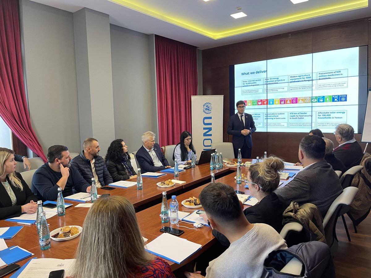_VictorKP's tweet photo. It has been excellent to be the keynote speaker for the UNOPS training to the Ministry of Infrastructure and Energy of Albania.

Resilient infrastructure to serve the people, the economy and the environment of Albania. https://t.co/7q82CeEHs0