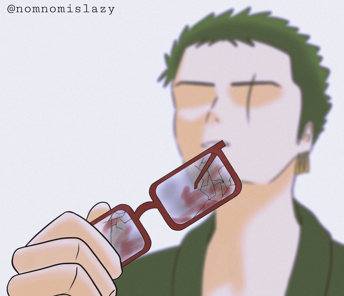 nomnomislazy's tweet photo. Zoro found something familiar on the battlefield https://t.co/qBEcCh4mXH