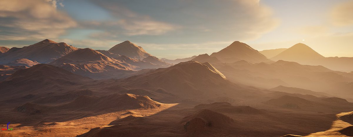 atonizer's tweet image. Desert Landscape in UE5. Large scale open world environment for #3danimation #game #games #animation #film #movie 

Created with #Zbrush #Blender #WorldMachine #UE5 #Quixel #art #3dart #landscape #environment #filmproduction #digitalart  #model #22cine