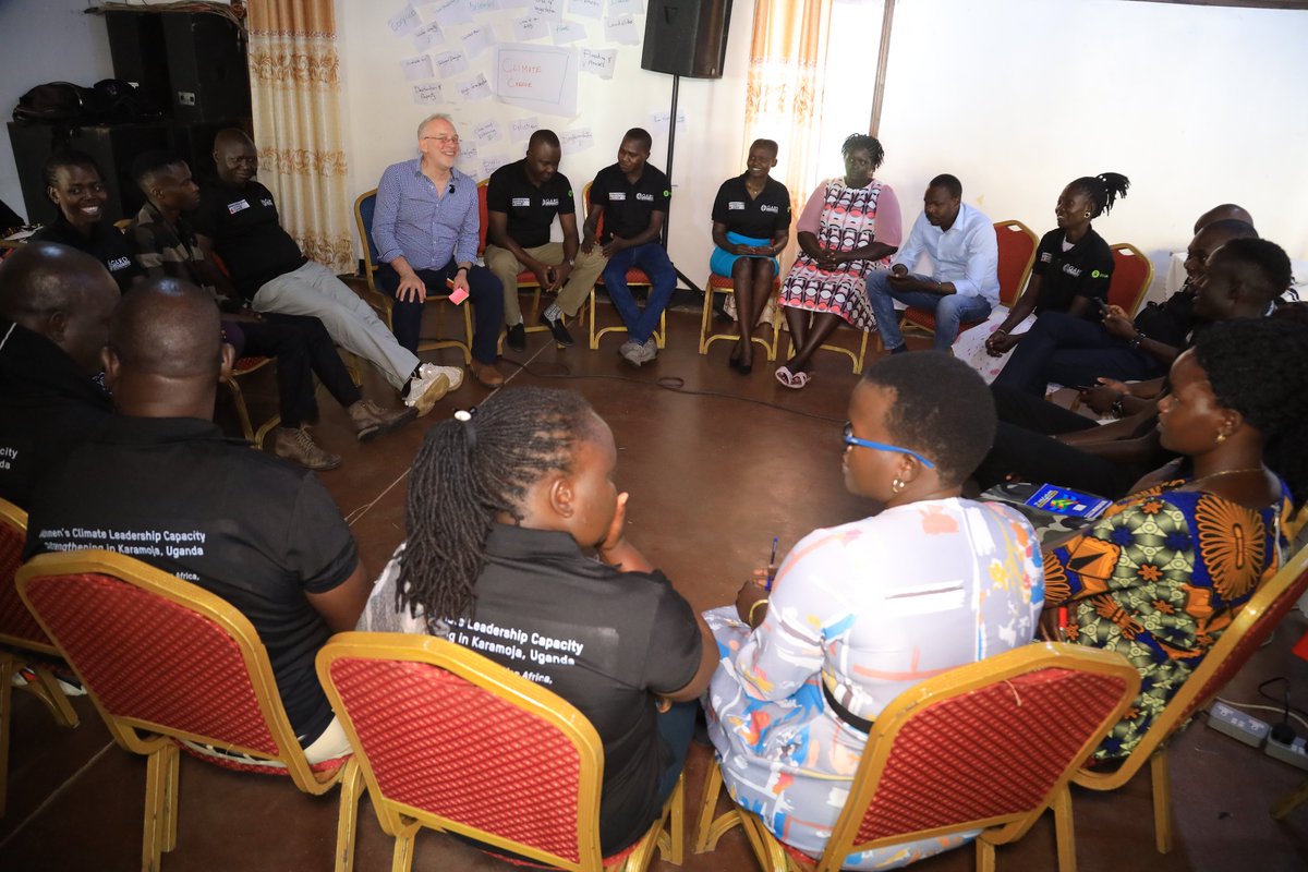 OxfaminUganda's tweet photo. #DAY1 
📸impressions from #WomensClimateLeadership Training in Moroto!

Honoured to have CAO Moroto, Mr Kutosi Kassim!

Local gov't &amp; CSO stakeholders gathered to discuss women's role in climate action, to amplify their voices for practical #climatesolutions at grassroots!
@wsp https://t.co/T6h0QBaOTo