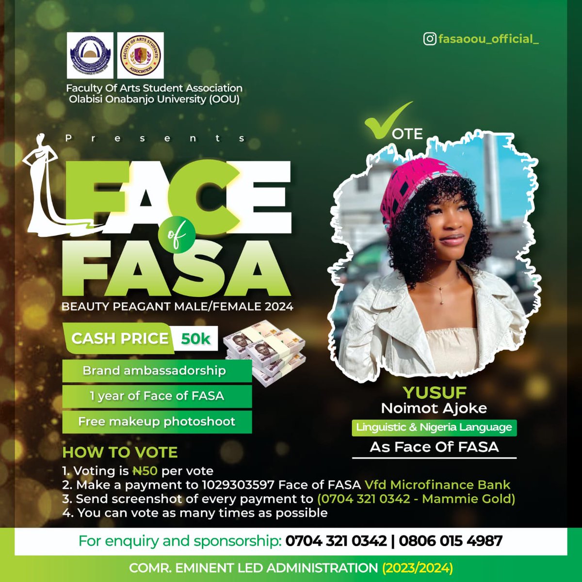 Faculty of Art Students Association OOU tweet media