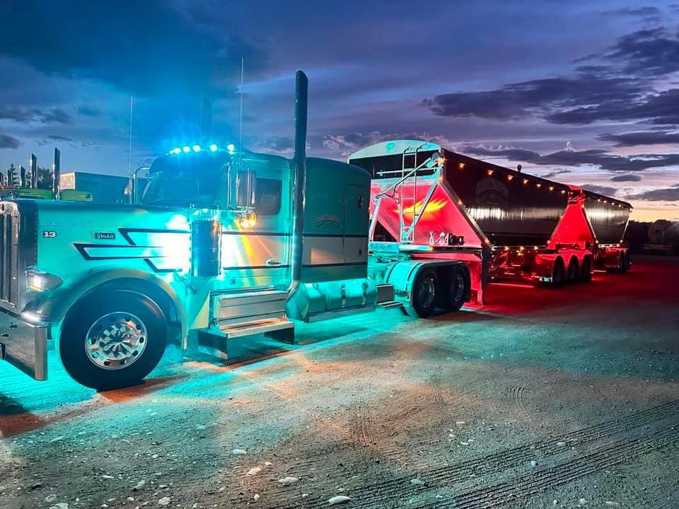 Looking large and in charge. #HaulMore #BuiltBetter #OneToughTrailer #HopperBottomMafia #PlatinumTrailerMFG