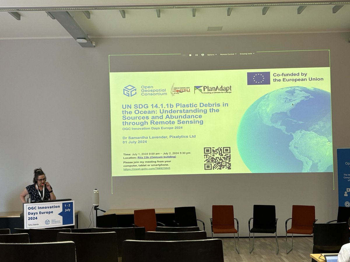 j_igarashi's tweet image. First day ended. I am attending OGC Innovation days today and tomorrow. Presentations today were really fascinating. It’s quite related to my UNDP job. Also enjoyed social after talks. #foss4ge2024 #foss4ge #tartu2024
