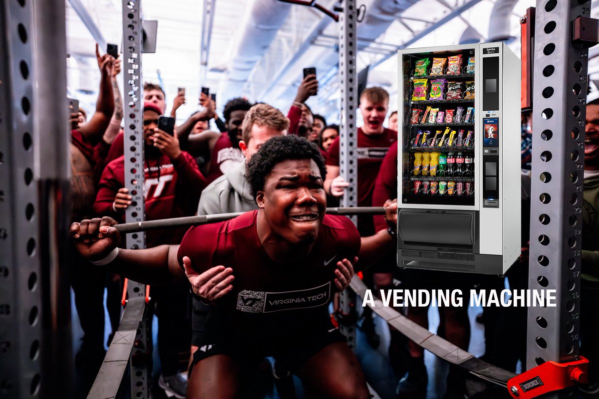 HokiesFB's tweet photo. Just for some perspective of what 605 pounds really equals 🫨🫨

#ThisIsHome | @KemariCopeland https://t.co/oW2KgijtV4