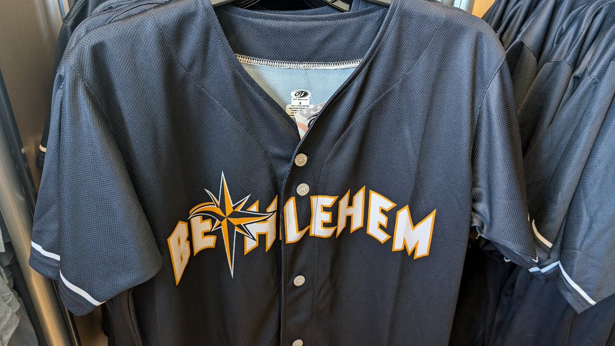 ssigafoos's tweet photo. The @IronPigs Bethlehem City Connect merch is already in stock at Coca-Cola Park ✨  🤩 https://t.co/AKBM9XyzSf