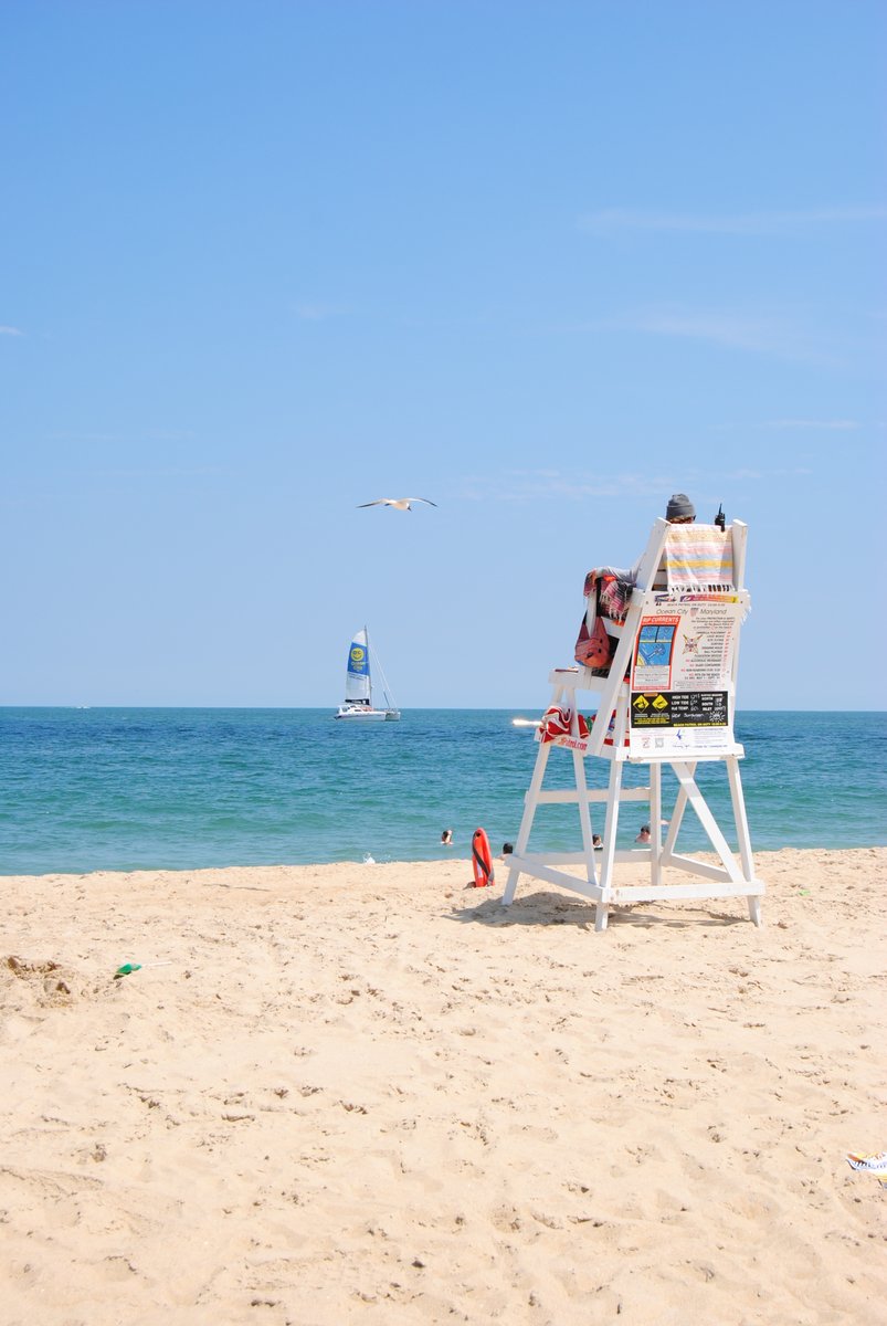 Beach patrol is on duty every day from 10am-5:30pm. At 5:25pm, lifeguard's signal everyone out of the ocean. This is just to let you know that they are going off-duty, &amp; it's best to avoid any water-related activities until 10am the next day when the lifeguards are back on duty.