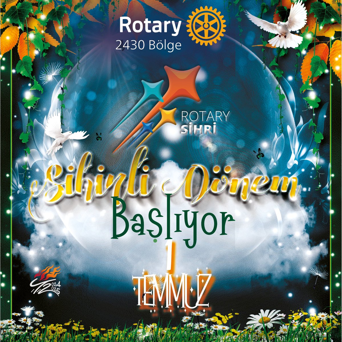 Sihirli Dönem başladı!
#themagicofrotary
#rotarysihri
#sihirlidönem
#rotary2430bölge
#rotarydistrict2430
#rotarytürkiye
#rotary2430
#rotaryinternational