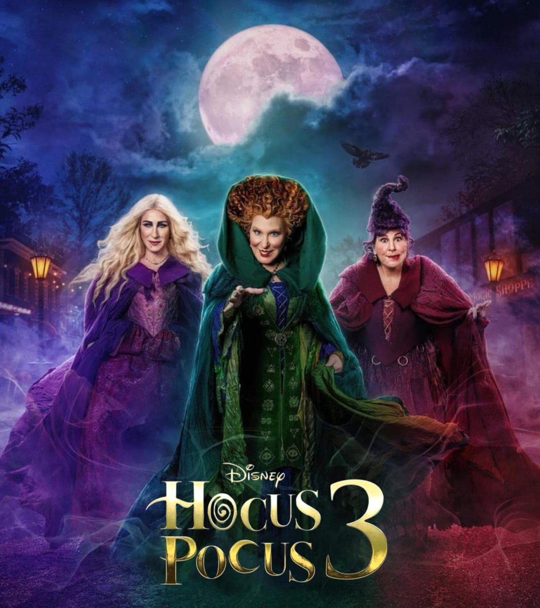 MakeHocusPocus3's tweet photo. Talk have officially just begun for Disney Hocus Pocus 3 🧙🏻‍♀️ with Sarah Jessica Parker, Bette Midler and Kathy Najimy https://t.co/C6dbdHDleb