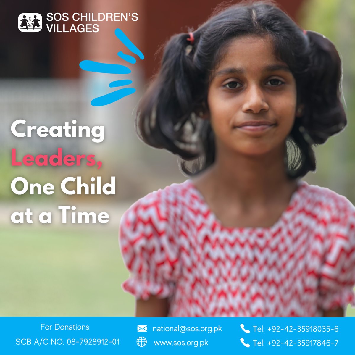 soschildrenpk's tweet photo. Be a hero today! Your donation to SOS Children's Villages Pakistan gives orphaned children a loving home and a brighter future. Act now and make a lasting impact.
#SOS #soschildrenvillagespakistan #BeAHero #SupportSOS" https://t.co/Bg1dfNOzSa
