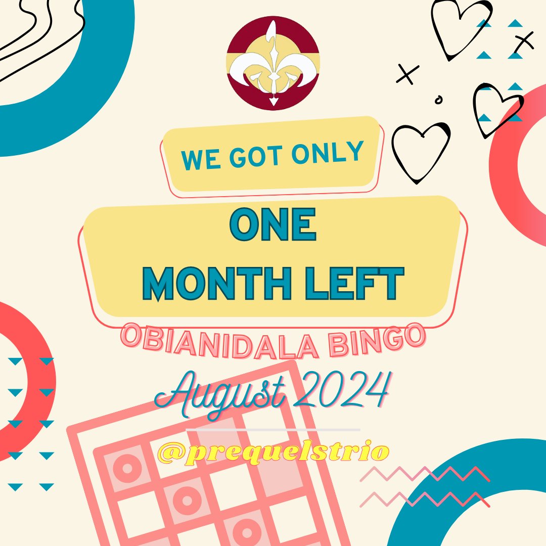 prequelstrio's tweet photo. We got just one month ahead for the #ObianidalaBingo 🌈🎉 https://t.co/ZsXv8W8zLx