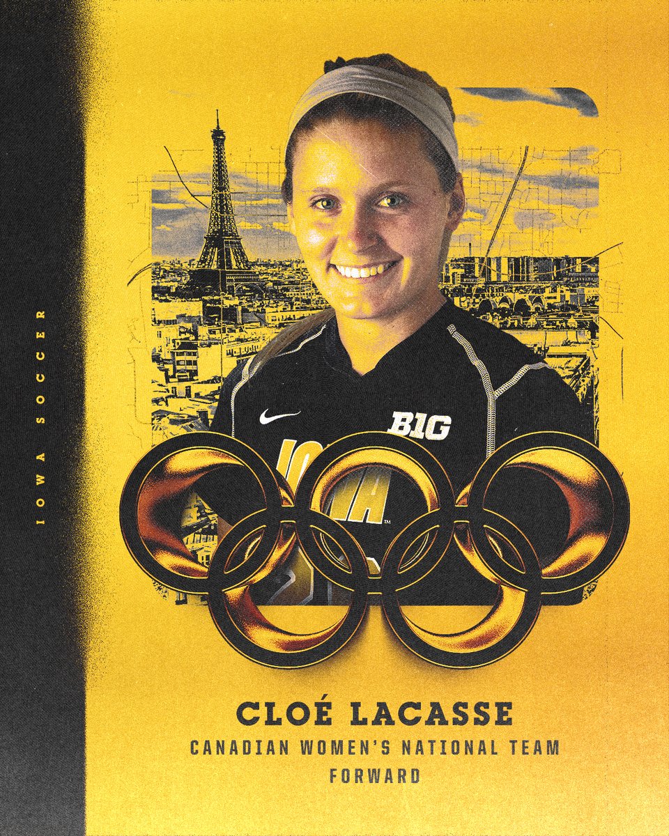 HawkeyeSoccer's tweet photo. Cloé Lacasse: 𝗢𝗟𝗬𝗠𝗣𝗜𝗔𝗡 🇨🇦

Complete Release » https://t.co/0nPMU3bYux

#Hawkeyes x @cloe_lacasse https://t.co/t52FjdEgCV