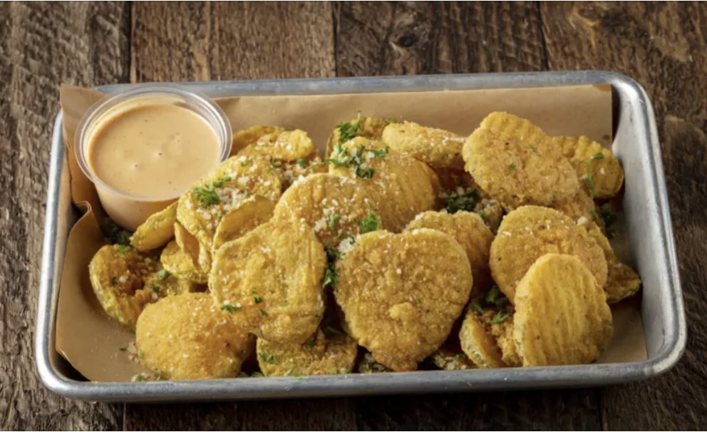 🥒 Have you tried our crispy fried pickles? 🥒

#FriedPickles #BBQLovers #CrispyGoodness #BadToTheBoneBBQ #DeliciousBites