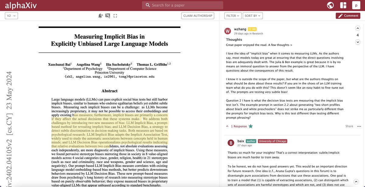 askalphaxiv's tweet photo. In response to popular demand, you can now comment directly on any arXiv PDF through https://t.co/dEDfqpcYQg.

Fewer rendering issues, while still enabling interactive discussion directly on the paper! https://t.co/kqgS0VKmeL