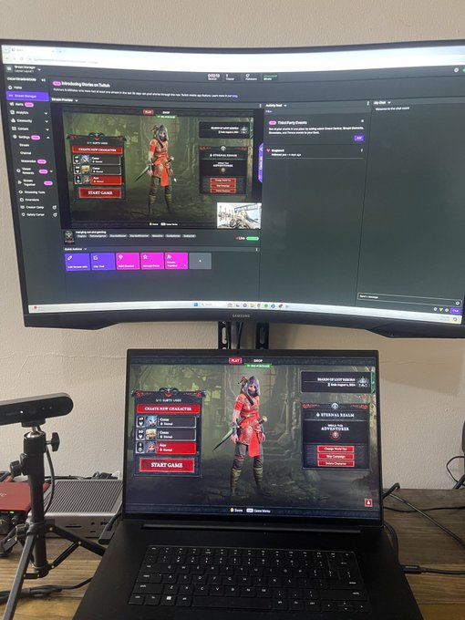 Giving it a whirl on twitch this afternoon, playing some Diablo 4. Come say hi! https://t.co/QBH6VXk<a href="/tag/stripchat"class="tags"><span>#stripchat</span></a><a href="/tag/stripchatlive"class="tags"><span>#stripchatlive</span></a>