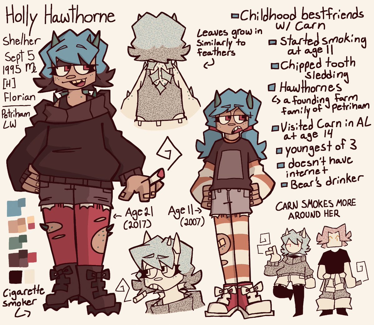 NoIRebel_'s tweet photo. Sanctuary stuff,,,

now introducing: Holly
#OC #originalcharacterart #originalcharacters #sketchbook #digitalart https://t.co/9xr82ruG61
