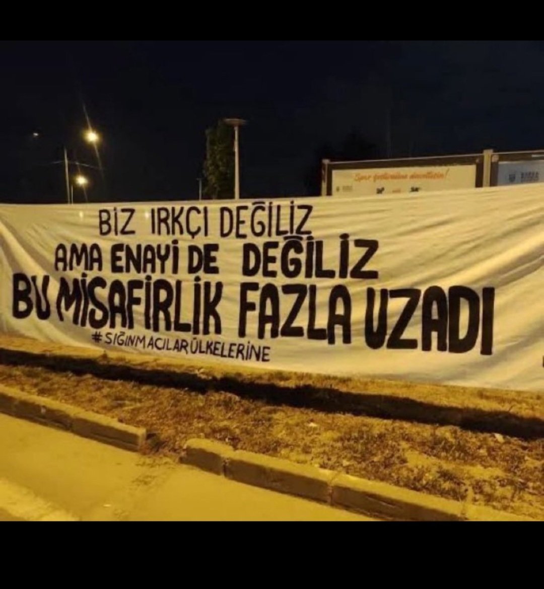 #uelkemdesığınmacıistemiyorum