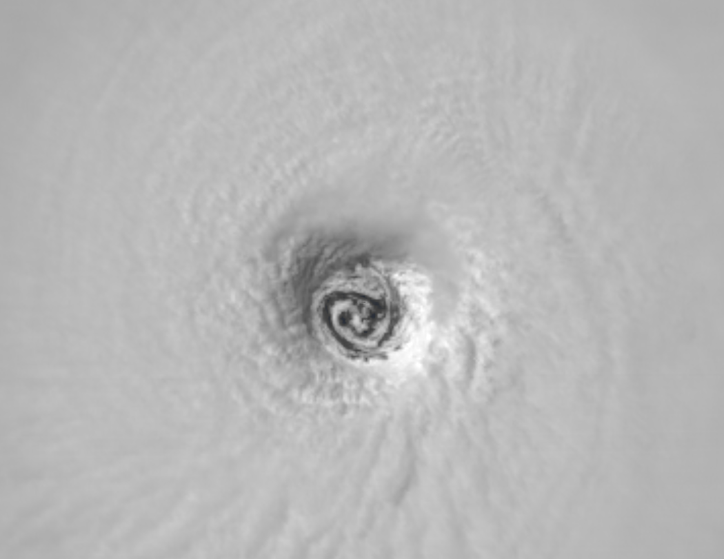 The spiral inside the eye of #Beryl currently is something to behold, holy cow.