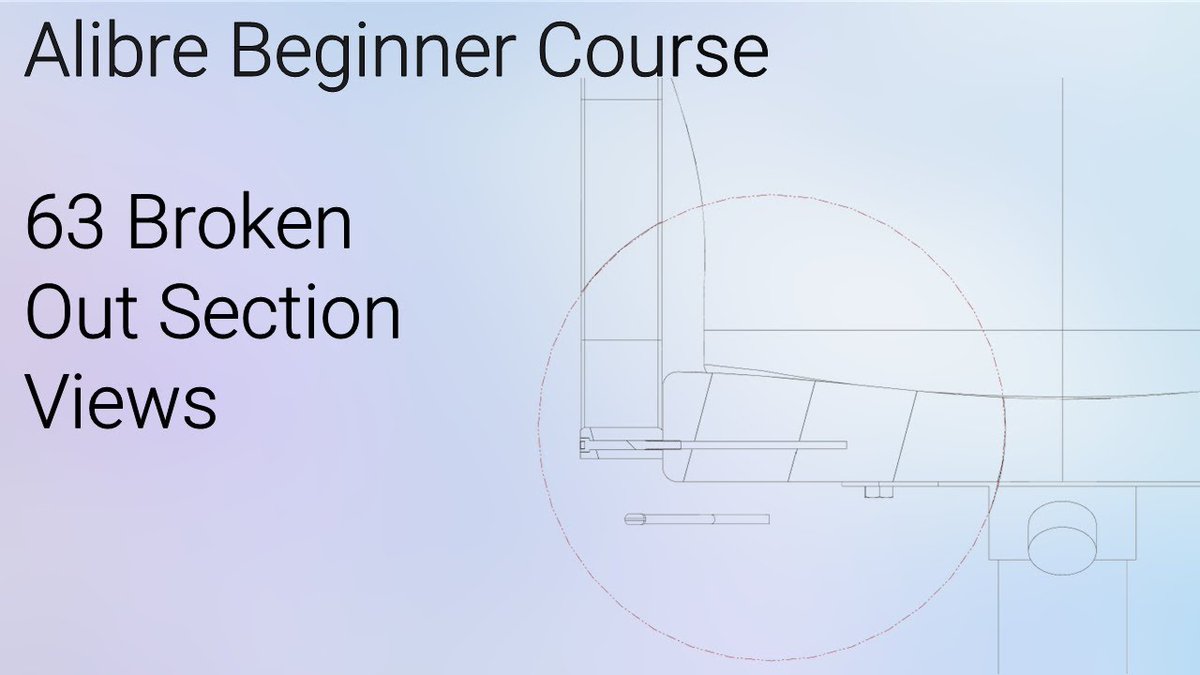 Alibre's tweet photo. Today, we're picking up where we left off in our Beginner Series. In this video, you will learn how to create broken-out section views and sketch within a view. 

https://t.co/Cpd03N3L3C 

#alibre #cad #3Dcad #tutorial #2Ddrawings #brokenoutsection #drawingviews #beginnerseries https://t.co/mpMpbKBE8b