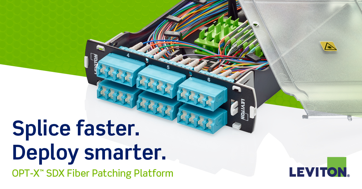 Fiber connections don’t have to be complicated. ⚡ The OPT-XTM SDX Platform is optimized for easy installation and maintenance, with fusion splicing options to patch enterprise networks without complex terminations. 👍 #fiberoptic

Read more here 👉 leviton.com/SDX