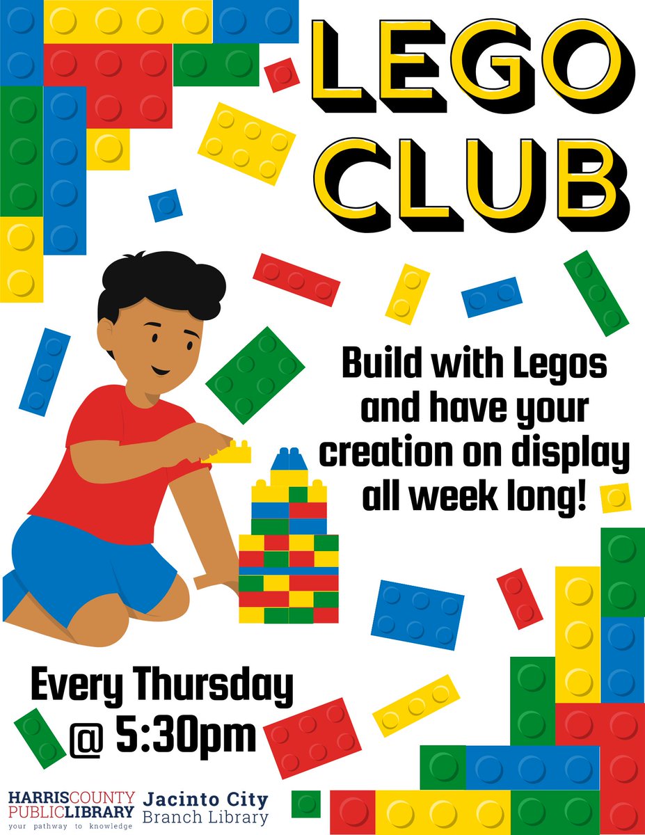 SURPRISE!!!!! Lego Club is now EVERY Thursday @ 5:30PM! nextdoor.com/city/post/3444… via <a href="/Nextdoor/">Nextdoor</a>