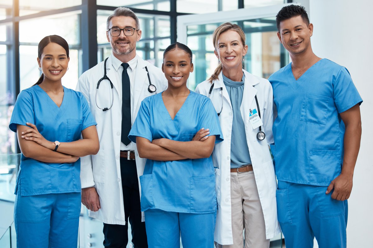 HRSAgov's tweet photo. Congrats to all the #medicalinterns starting their #FirstDayOfResidency, especially @NHSCorps physicians and those at #HRSA-funded teaching health centers and children’s hospitals. Thank you for providing primary care in high-need areas. #medtwitter #THCGME https://t.co/JwSo6vzfdj