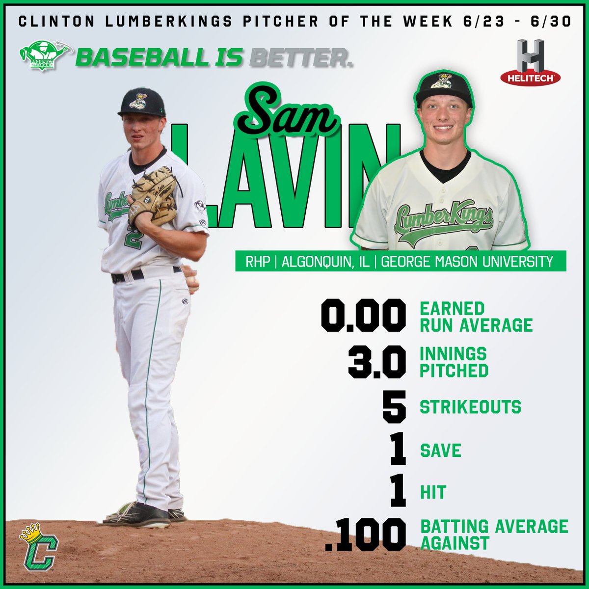 Clinton LumberKings tweet media