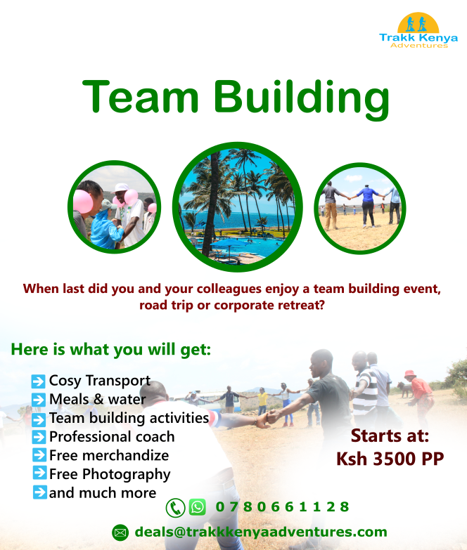 TrakkKenya's tweet photo. When last did you hold a teambuilding in your company? Tell your boss we have a deal.
#RutoMustGo #OccupyCBDTuesday #NairobiCityMarathon
Linus Belgium Eric Latiff #OccupyMOH
Happy New Month #AccountabilityCounts
VERY READY FOR TUESDAY Alfred Keter Saliba https://t.co/oWF3dolIKn